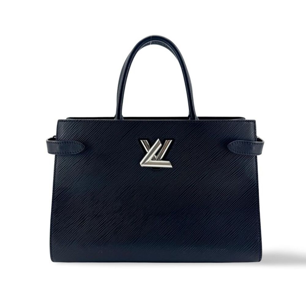 Louis Vuitton Epi Twist Tote Bag PM Indigo Silver